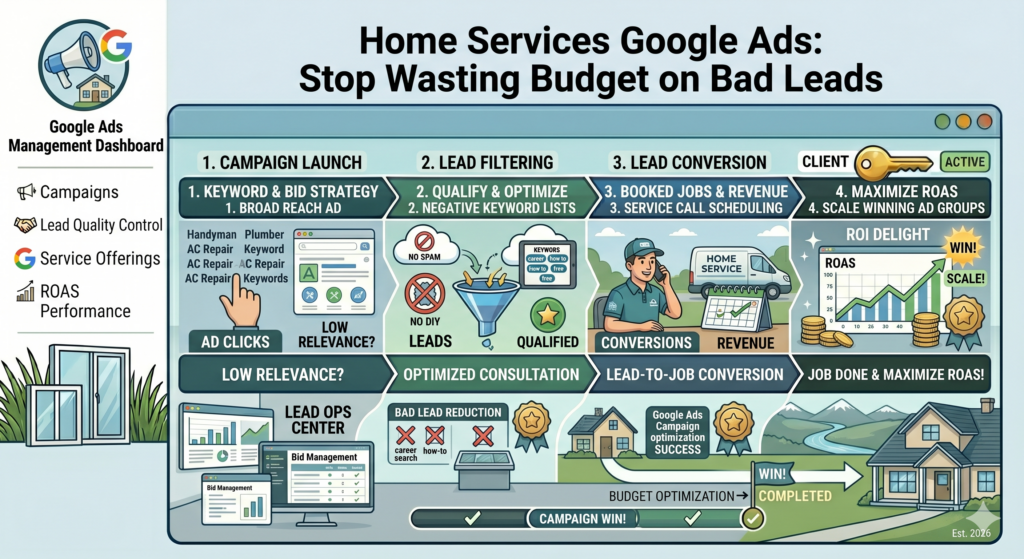 Home Services Google Ads Stop Wasting Budget on Bad Leads