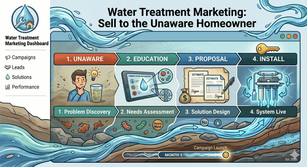 Water Treatment Marketing Sell to the Unaware Homeowner