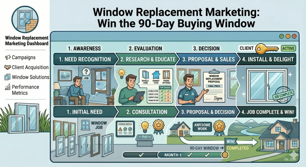 Window Replacement Marketing Win the 90-Day Buying Window
